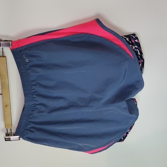 NIKE Dri-fit small blue and pink athletic shorts - Picture 4 of 6